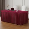 Thickened Conference Tablecloth Dutch Fleece Fabric Rectangular Hotel Tablecloth Exhibition Tablecloth Office Tablecloth Event Linen