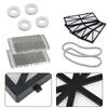Replacement Brush Kit As Shown Robotic Pool Cleaner Parts Easy Installation Design Fine And Ultra-Fine Filtration
