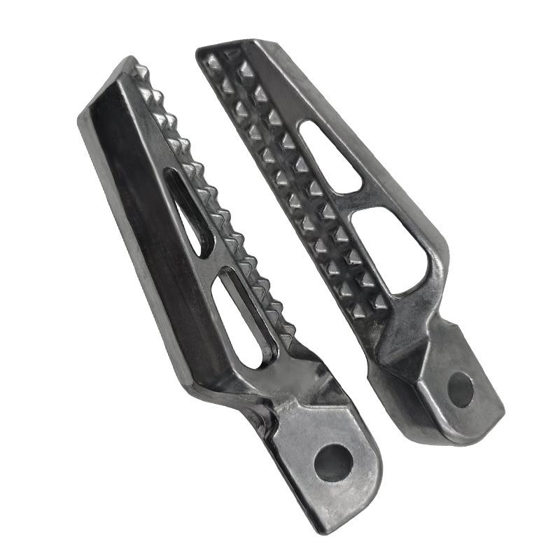 

Aluminum Footpegs Rear Footpeg Motorcycle Accessory Upgrade Fashionable Design Exquisite Craftsmanship Left And Right Set срібний