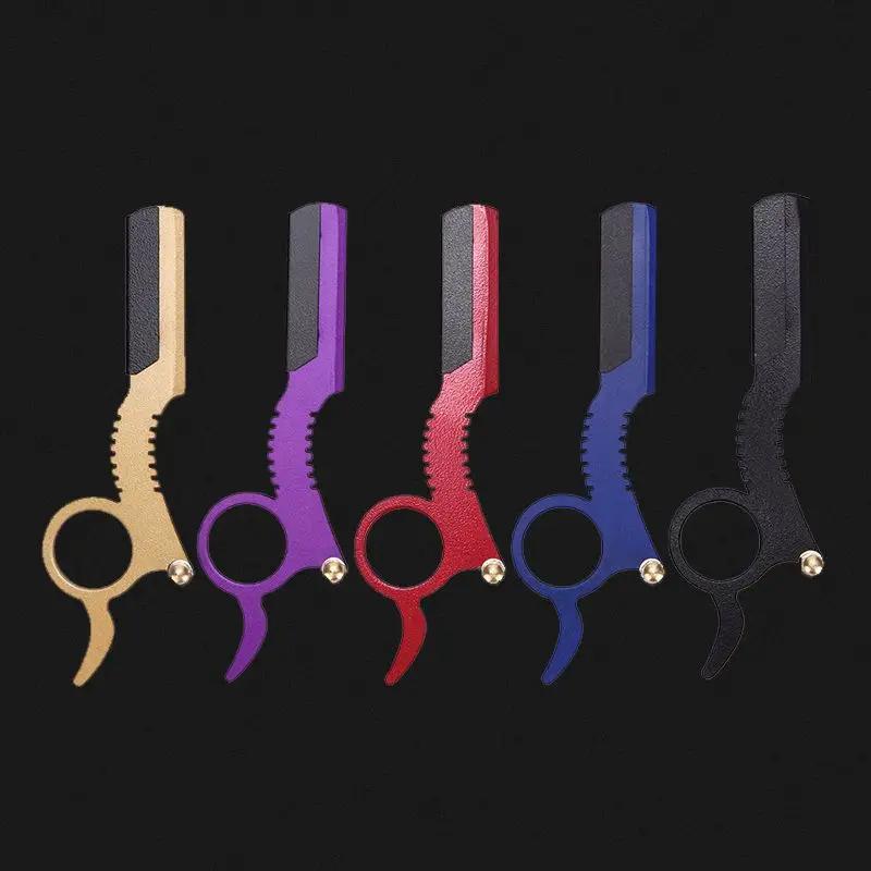 Barber Razor Men Haircut Beard Eyebrow Shaving Tool Straight Edge Manual Depilation Razor Hairdresser Trimming Shaver Barbershop