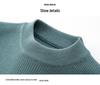 Men's High-End Knitwear Sweater - Autumn/Winter New Style, Round Neck, Long Sleeve, Fashionable Casual Base Layer for Middle-Aged and Young