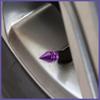 6pcs Purple Tire Stem Valve Caps Covers Spike Style Universal for Car Bike