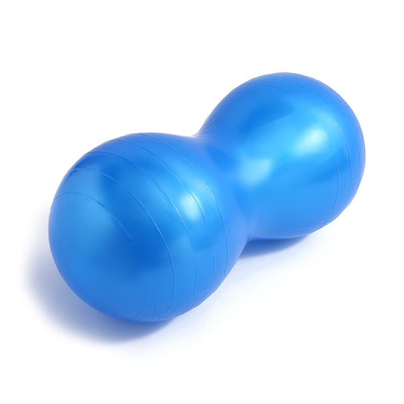 

PVC Peanut Ball for Yoga, Pilates, Massage, and Elderly Fitness 45*90CM (900g) синий