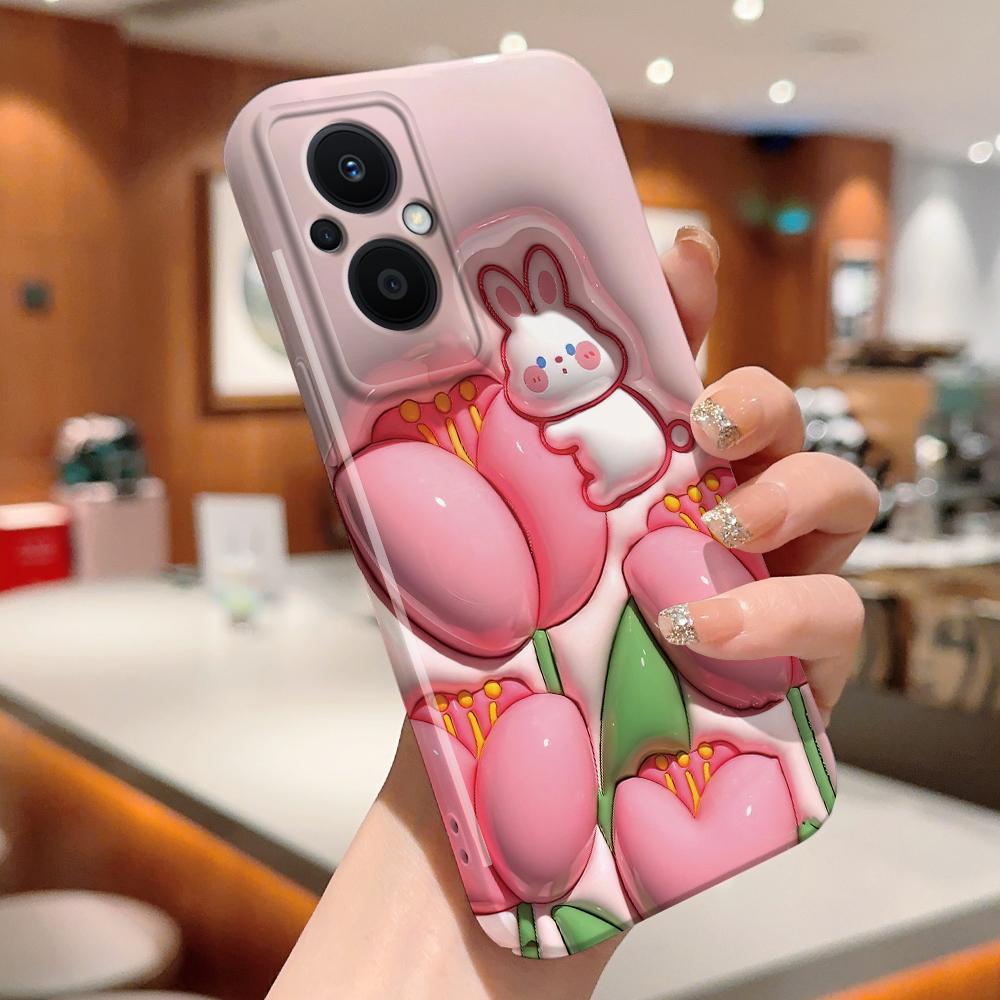 All-inclusive-Film-Telefonhülle, Cartoon-Modedesign, Hartschale, vollständige Abdeckung, stoßfeste Kamera-Schutzhülle für OPPO Realme OnePlus Infinix Tecno