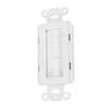 Plastic Anti dust Brush Cable Wall Plate Port Insert Cover Outlet Mount Multimedia Panel New #1