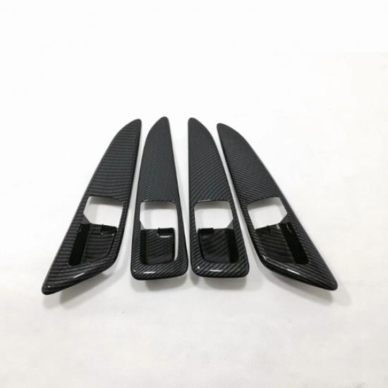 For Mitsubishi Eclipse Cross 2018- Inner Door Handle Bowl Cover Trim 4pcs
