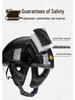 AD Carbon Fiber Retro 3C Certified Motorcycle Half Helmet for Men & Women