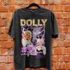 Dolly Parton Basic Style Unisex T-Shirt Herren Damen Retro Shirt 90er