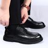 Fashion Leather Men Casual Shoes Lace Up Oxfords Classic Business Shoes Spring Autumn Shoe Retro Style Male Formal Dress Shoes Footwear
