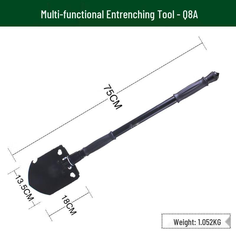 Rongyi Multi-function Outdoor Folding Engineer Shovel One Size