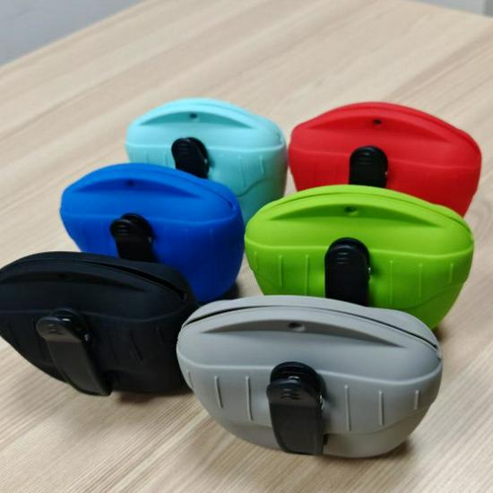 Portasacchetti in Silicone per Cani - Marsupio da Cintura per Addestramento all'Aperto