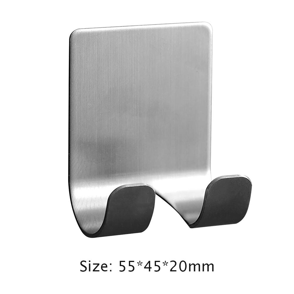 1-10Pcs Stainless Steel Razor Bracket For Men's Shaver Holder Shelf Bathroom Razor Holder Wall Adhesive Storage Hook KitchenRack