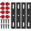 4Pcs Frameless Car License Plate Holder – Universal Invisible Number Plate Bracket for All Vehicle Models License Plate Covers Frames 6