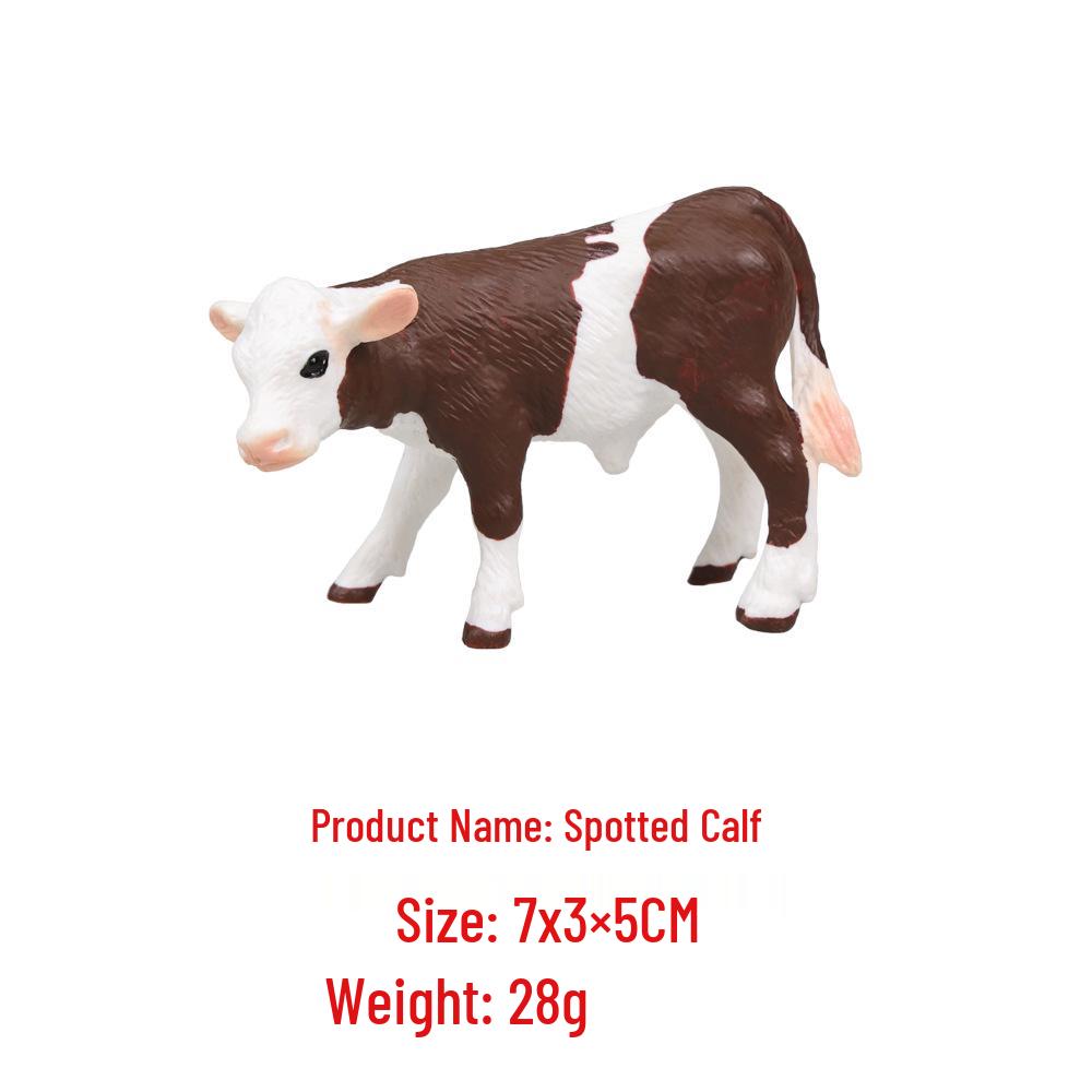 Farm Animal Figurine Set: Cow, Sheep, Chicken, Duck, Goose, Pig, Dog - Early Education Toy