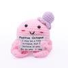 Cute Handwoven Doll Emotional Support Crochet Doll Knitted Mini Animal Lovely Gift  Desk Accessories