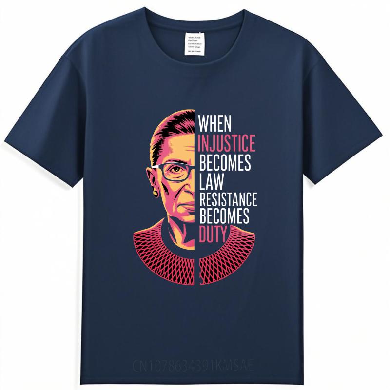 

Cotton Summer For Him T Shirt When Injustice Becomes Law Resistance Becomes Duty Short Sleeve Cotton Oneck Tee Shirt as the picture8504 темно-синього кольору