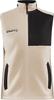 Jacket Craft ADV Explore Pile Fleece Waistcoat 211999 Ecru Black
