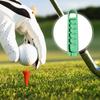 Golf Tee Elevator 3D Printed Golf Tee Height Gauge Portable Tee Height Setter Precise Placement At 20-70mm Gift for Golfers