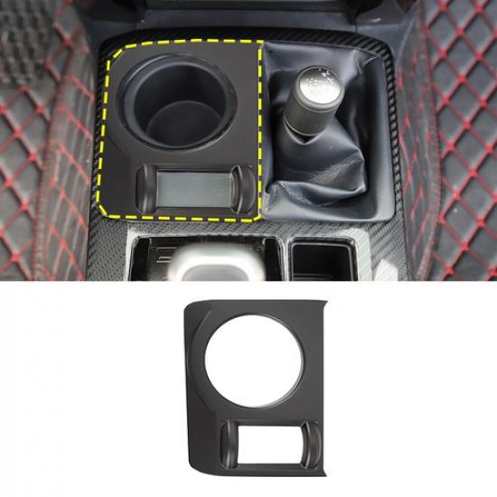 

Matte Black Four-Wheel Drive Cup Holder Panel Cover Trim For 4Runner TRD 2010+