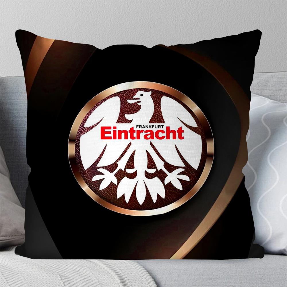 

E-Eintracht-F-Frankfurt Pillow Case Square Pillow Bedroom Sofa Leisure Comfort Cushion Car Living Room Home Decoration 40X40 12x12Inch