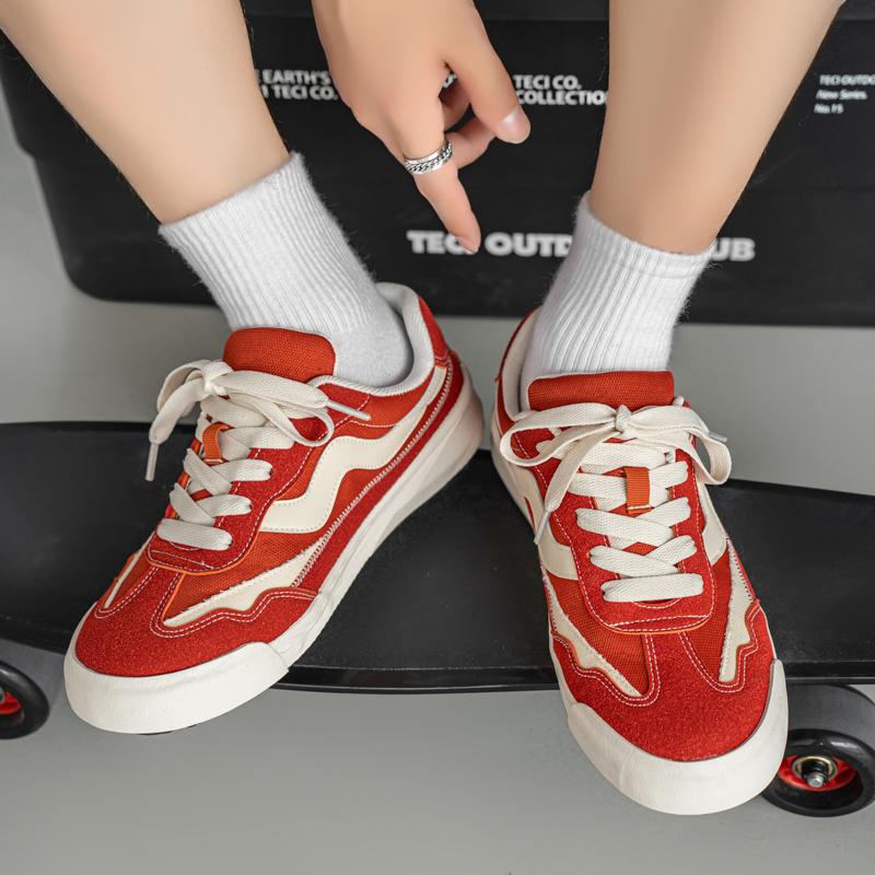 2026 New Versatile Niche Fashion Thick Soled Trendy Casual Sports Men's Shoes, Personalized Low Top Board Shoes
