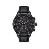 Lederarmband Schwarzes Zifferblatt Herren Modeuhr T116.617.36.052.04