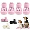 SENMUUP Dog Dog Sandals for Spring and Lightweight and Breathable Antibacterial and Odor Soft and Easy To Put On and Stay In Protects Waterproof for