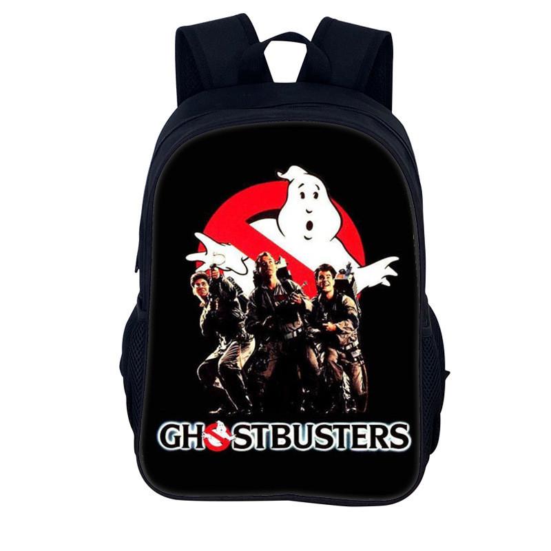 Ghostbusters 3d Print Kids Backpack With Nylon Material For School And Daily Use