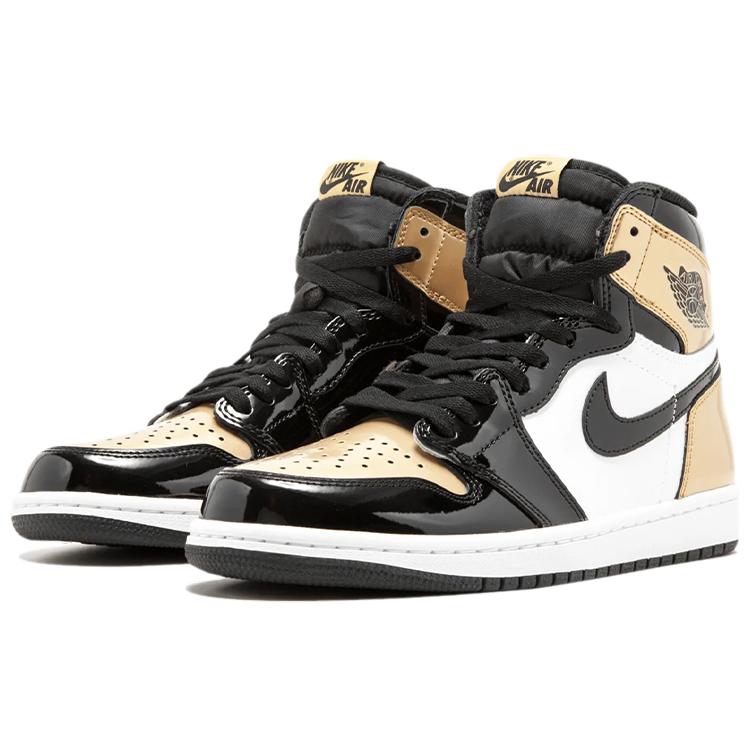 New Jordan 1 Retro High OG NRG Gold Toe 861428-007