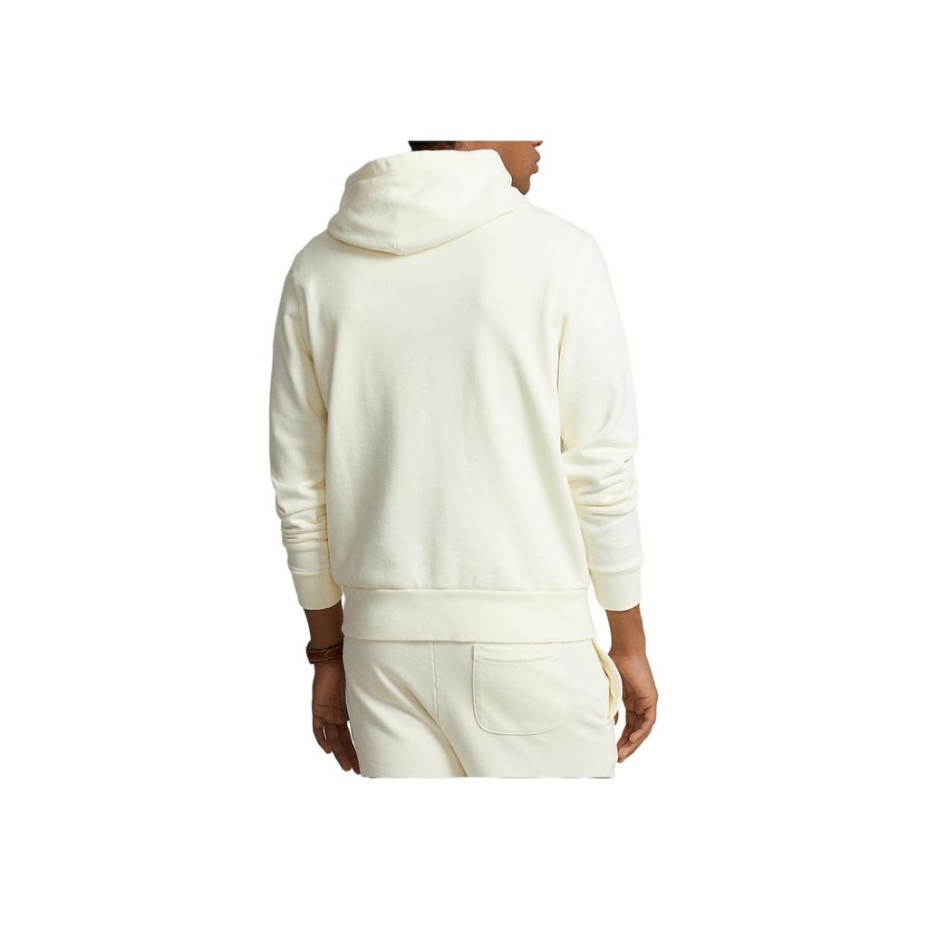 Polo Ralph Lauren Solid Color Fitted Long Sleeve Hoodie Men Hoodies Light-Brown MNPOKNI16823129-101