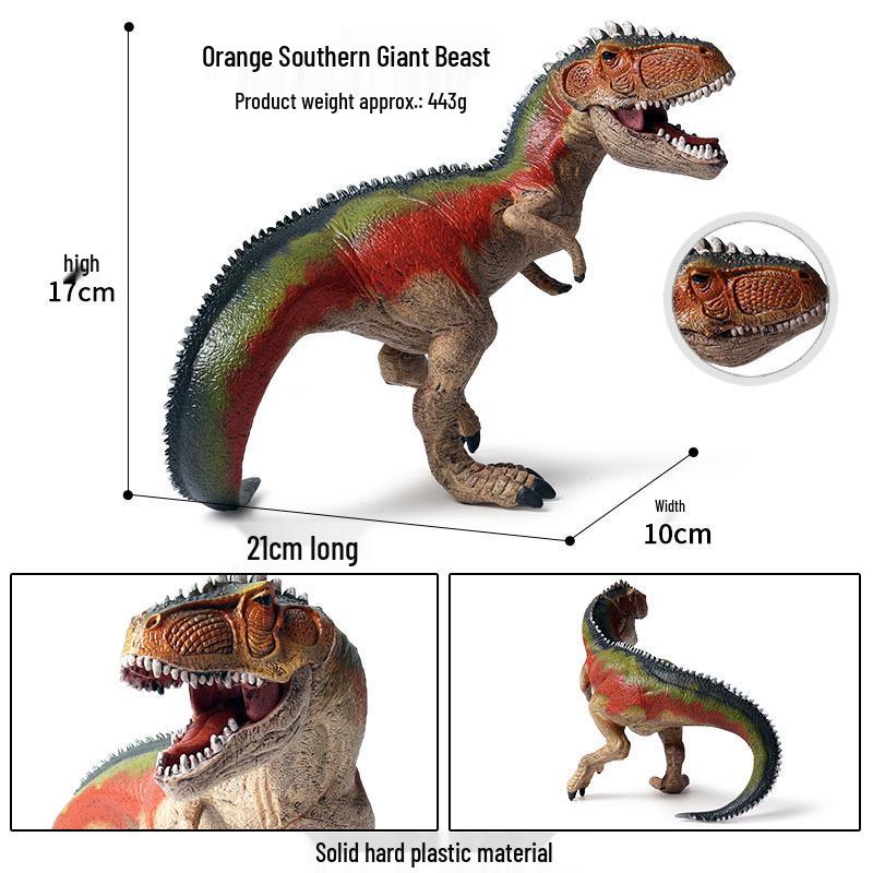 Large Triceratops & T-Rex Dinosaur Toy Model for Kids