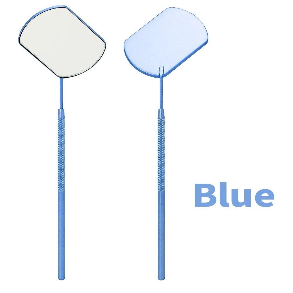 1 Pcs Grafting Eyelash Extensions Checking Mirror Stainless Steel Material Hand Held Makeup Tools Supplier