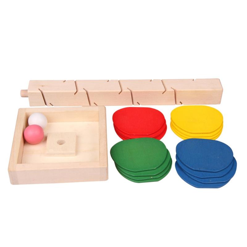 1Set Learning Block Disassembled Interactive Educational Baby Blocks Toddlers Sensory Stacking Blocks Tumble Block