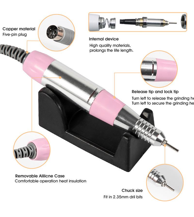 Electric Nail Polisher Pen - Model 202 Nail Grinder Tool
