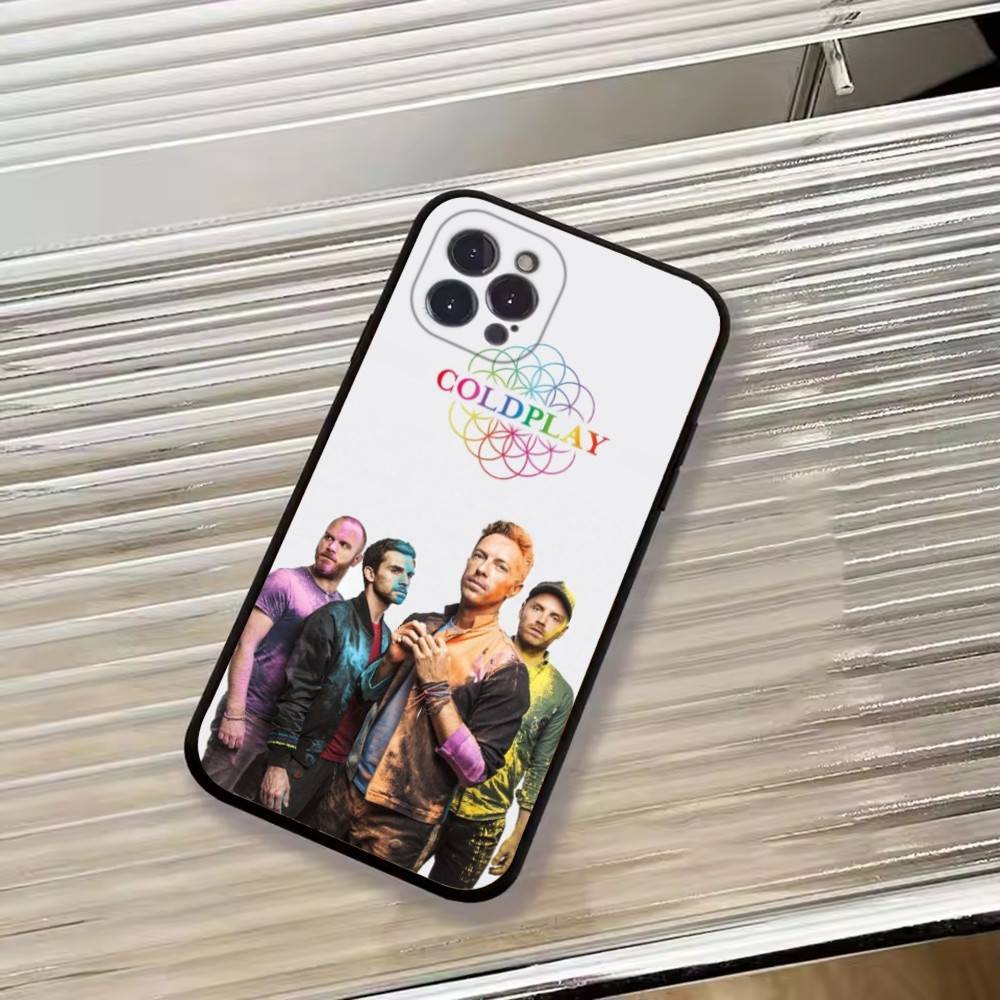 Band C-Coldplay Cool Phone Case For iPhone 17, 16,15,14,13,12,11 Plus,Pro Max, Others Soft Black Cover