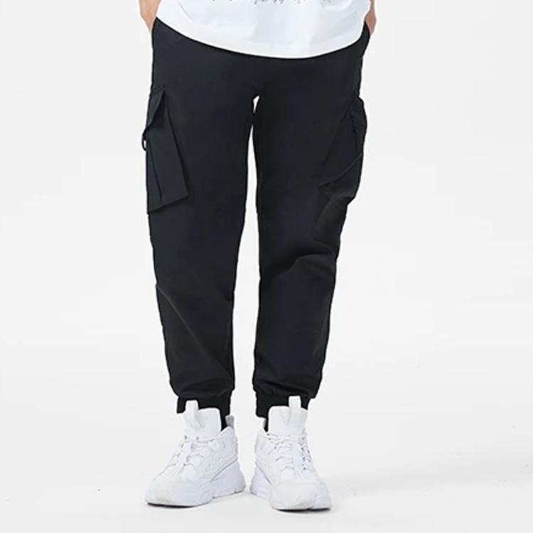 Li Ning Badfive Knitted Sweatpants Men's Black AKXR441-3