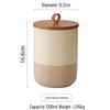 Ceramic Food Storage Jar Set with Handle Lids