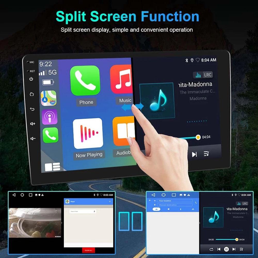 Android 15 Car Radio Stereo for Fiesta 2009-2014 GPS Navigation with Carplay and Android Auto WiFi RDS SWC 9 Inch DAB+2GB+64GB