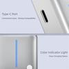 Type-C Auto Cut Off Charging Adapter Color Indicator Light Auto-Eject Charging Adapter  Office Use