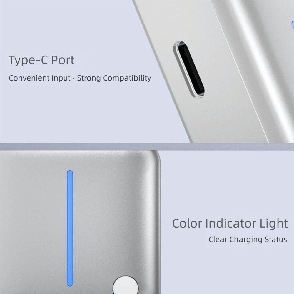 Type-C Auto Cut Off Charging Adapter Color Indicator Light Auto-Eject Charging Adapter Office Use