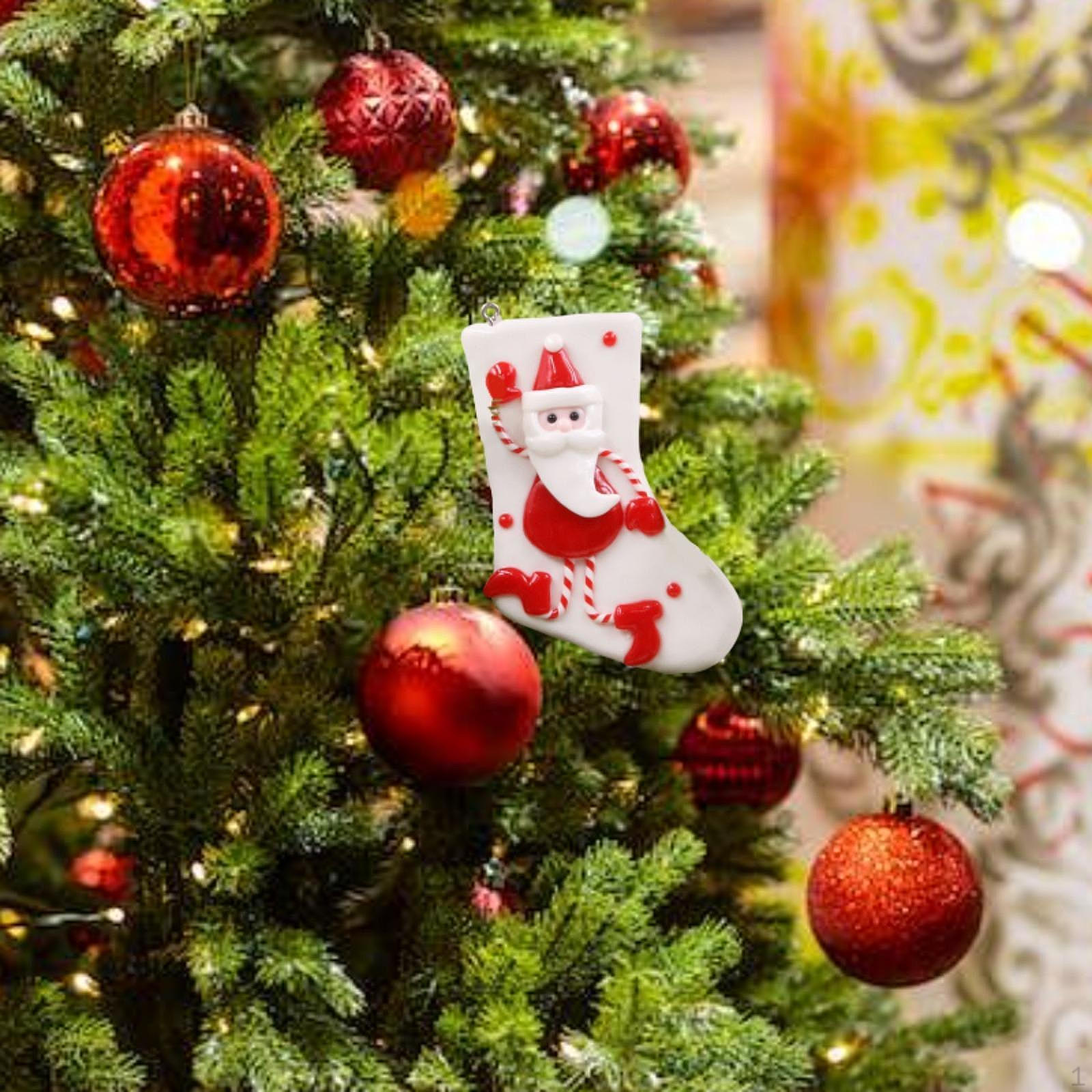 

Рождественский Санта-Клаус Подвесные украшения Декоративные подарки Коллекция Орнамент Подвеска для Santa Claus and Sock