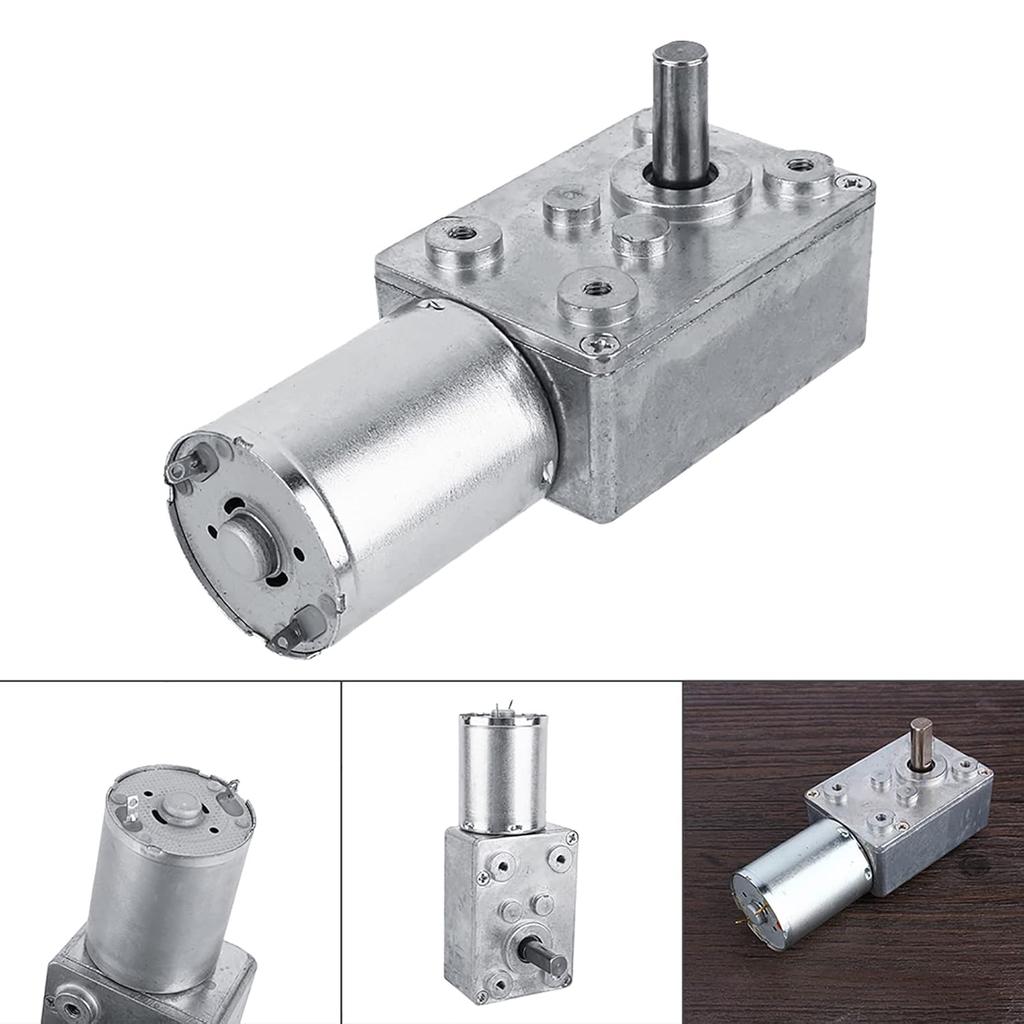 High Turbo Geared Motor DC 12V Motor 2/3/5/610/20/30/40/62/100RPM Used in Windows, a Door Opener (20 RPM)