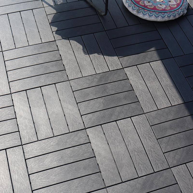 WPC Interlocking DIY Outdoor Flooring: Anti-Corrosion, Self-Laying for Balcony, Terrace, Courtyard Renovation