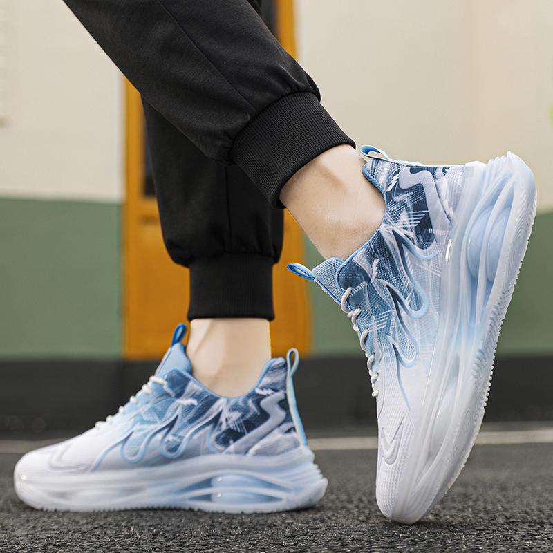 Extra Large Men's Sneakers with Cushioned Soles for Comfortable Running