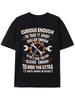Interesting mechanicCurious enough to disassemble graphic 100 cotton round neck Tshirt with wrench print design