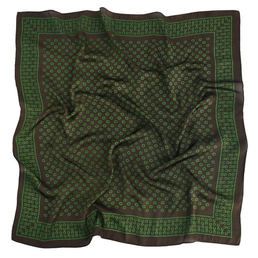 Spring and Autumn New Printed Square Scarf Women's Temperament Fashion Decorative Scarf, Professional Versatile 71x71 Silk Scarf