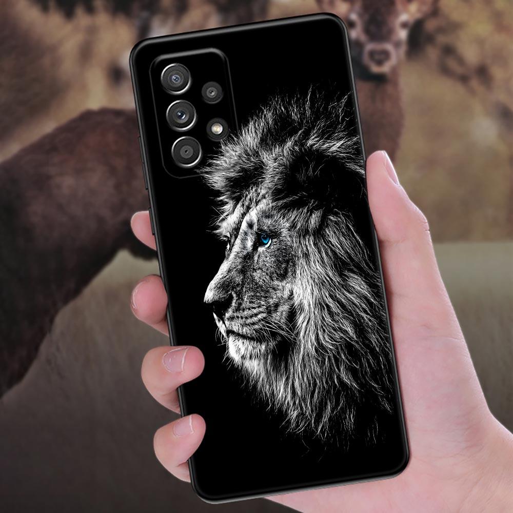 Wolf Lion Tiger Animal Fundas For Samsung Galaxy A56 A55 A36 A26 A16 A54 A52 A72 A35 A34 A25 A21S A14 A06 Case Soft Phone Cover