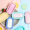 Pack Of 4 Food Grade Silicone Ice Lolly Maker with Stick Dishwasher Safe Ice Cream Moulds Popsicles Making Molds
