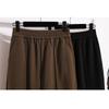 DIMANAF 2024 Plus Size Autumn Winter Women Long Pants New Loose Trousers Solid Harem Elastic Waist Basic Casual Pants