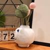 Plush Lotus Potted Plant Ornament – Cozy Flower Figurine for Home Decor, Gifts, or Events.